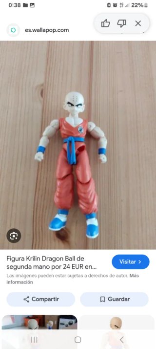 Figura Krilin Dragon Ball 13.5cm