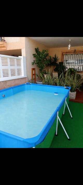 Piscina desmontable azul