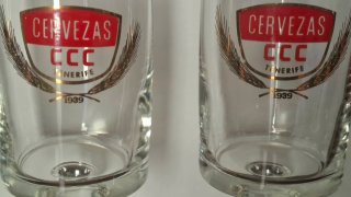 Lote jarras cerveza vintage CCC '60 (difíciles)