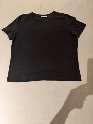 Camiseta Zara Negra Talla L