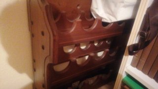 Portabottiglie in legno per vino