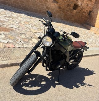 Suzuki GS 500 Cafe Racer Verde