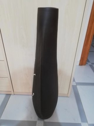 Jarrón grande negro