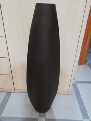 Jarrón grande negro