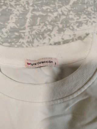 Jersey blanco y rosa con Amor