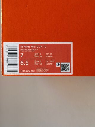 Nike Metcon 10 Green Strike Lime [40]