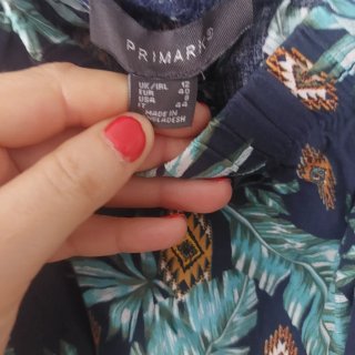 Mono corto verano estampado tropical