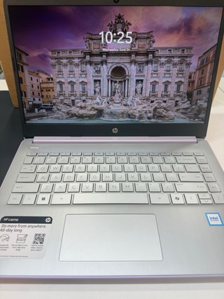 Portátil HP 14-DQ6014DX Plata/Rosa