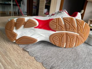 Zapatillas El Ganso Blancas y Rojas
