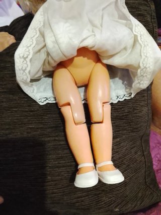 Muñeca de comunión con velo