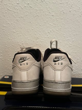 Nike Air Force 1 Blancas Suela Plateada