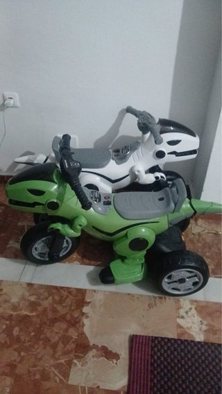 Moto Eléctrica Infantil Dinosaurio