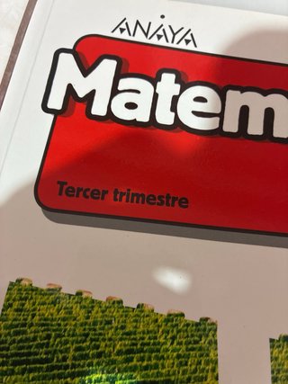 Libro de matemáticas, quinto de primaria