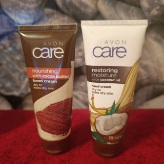 Lote 2 Cremas Manos Avon Cocoa Butter y Coco