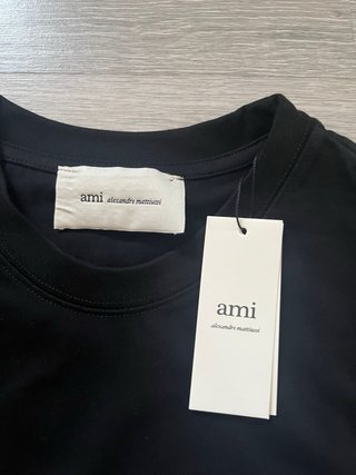 Camiseta AMI Paris Negra Talla M