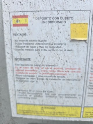 Depósito Gasoil Roth 1000L