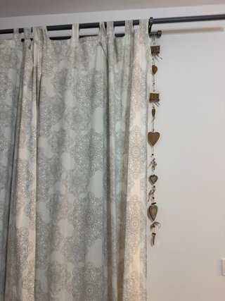 Juego de 2 cortinas con estampado