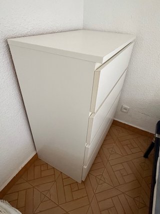 Cómoda 4 cajones Ikea blanca