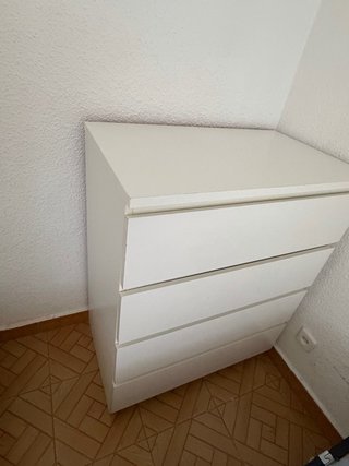 Cómoda 4 cajones Ikea blanca