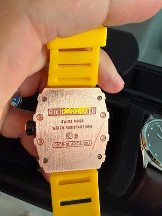 Reloj de lujo estilo RM