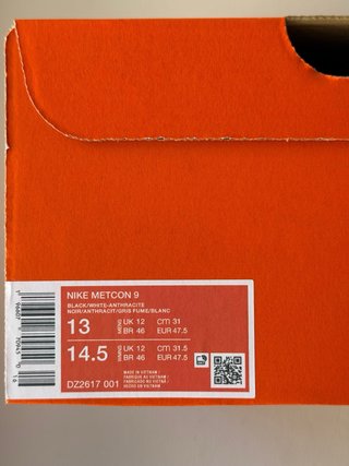 Nike Metcon 9 Black Smoke Grey [47.5]