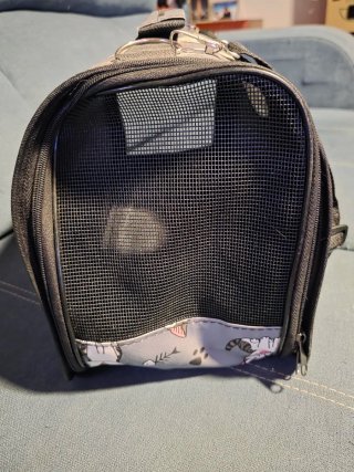 Transportín gato estampado gatitos