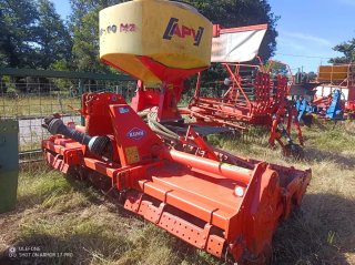 Rotavator Kuhn con rodillo packer y siembra