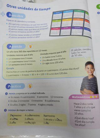 Matemáticas 4 Primaria 3er trimestre