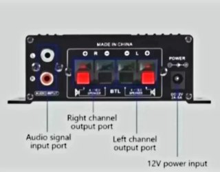 Mini Amplificado de Audior AK170 400W + Fuente