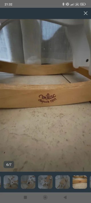 Caballito balancín madera