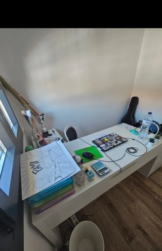 Escritorio Ikea Blanco con extension en L