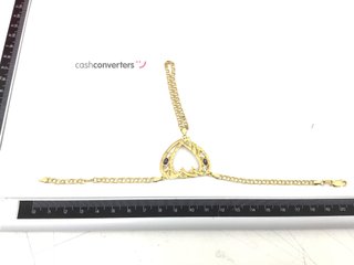 manita oro 18k con piedra con circonita