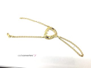 manita oro 18k con piedra con circonita