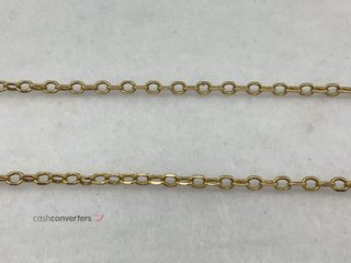 cadena oro 18k 28cm