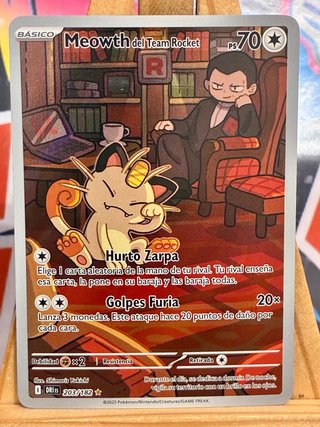 Meowth del Team Rocket DRI 203 ES