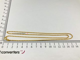 cadena oro 18k 30cm