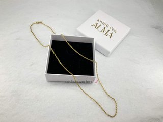 cadena oro 18k 30cm