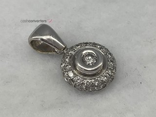 colgante oro 18k con piedra