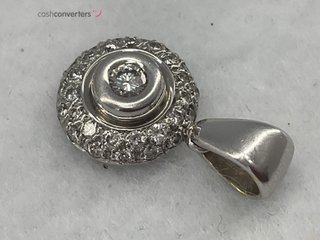 colgante oro 18k con piedra
