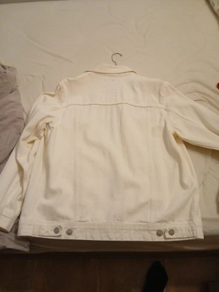 Chaqueta vaquera blanca Talla M