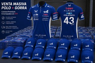 Combo F1 Alpine 2026 Polo y Gorra Azul