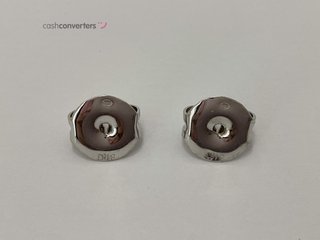 pendientes oro 18k con piedra