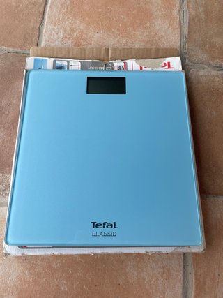 Báscula de baño Tefal Classic azul
