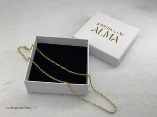 cadena oro 18k 23cm