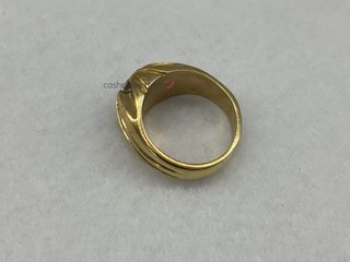 anillo oro 18k con piedra