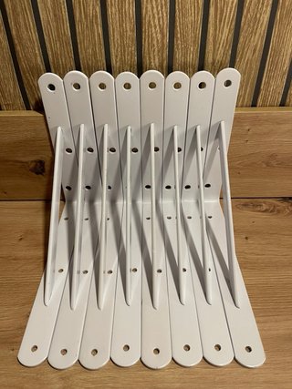 Soportes para estanterías de metal 250x205mm
