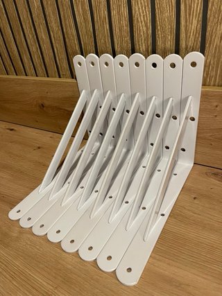 Soportes para estanterías de metal 250x205mm