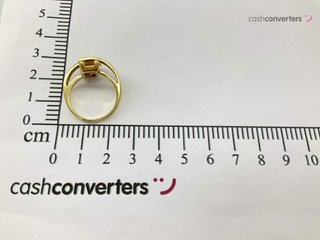 anillo oro 18k con piedra