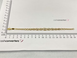pulsera oro 18k con piedra