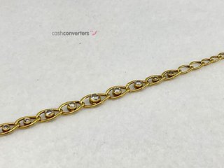 pulsera oro 18k con piedra